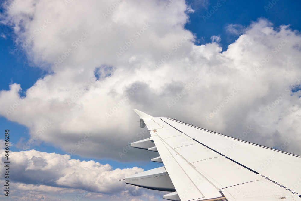 Obraz premium Luftaufnahme aus einem Flugzeug über Deutschland