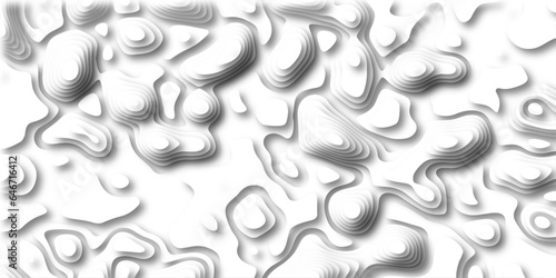 Topographic map. Geographic mountain relief. Abstract lines background paper texture Imitation of a geographical map shades .Topographic contour lines vector map seamless pattern vector illustration.