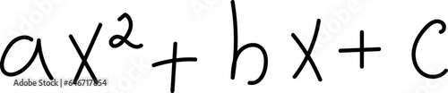 Drawn Math Formula