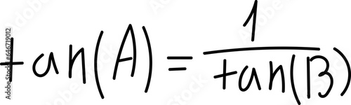 Drawn Math Formula