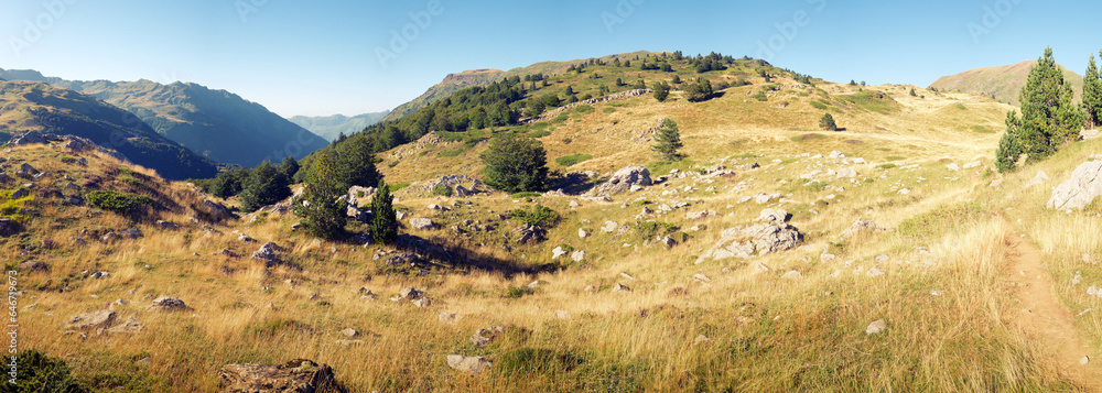 Panoramic view in Pyrenees