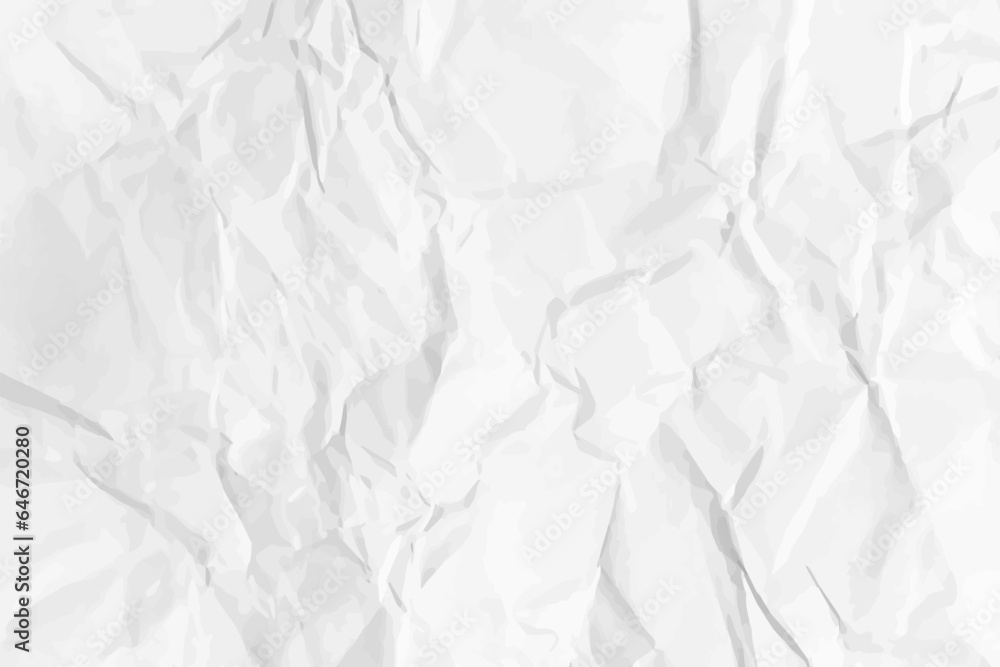 Fototapeta premium White clean crumpled paper