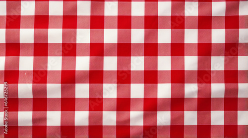 Red and white gingham pattern