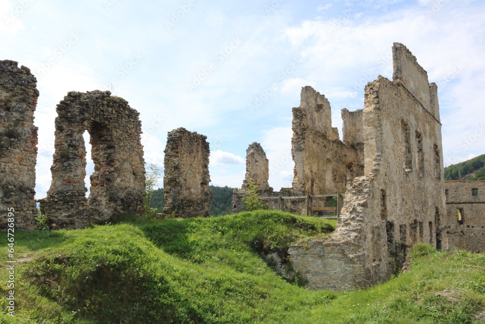Zamek, Ruiny, Gory