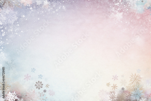 christmas background with snowflakes © jatuporn_apple