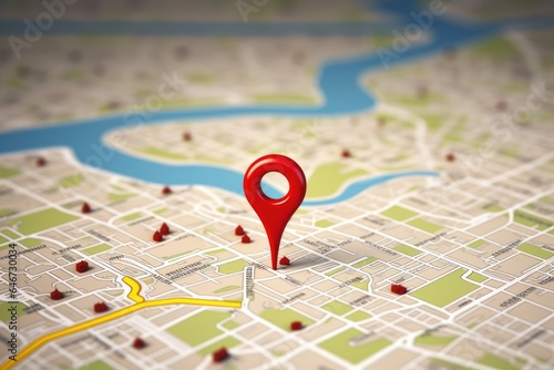 Pin Point on a Map. Local Location SEO. 