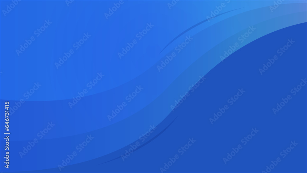 Blue abstract background, for presentations, powerpoint, business backgrounds, etc. - obrazy, fototapety, plakaty 