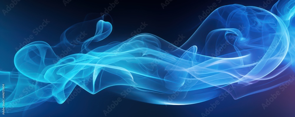Fototapeta premium Smoke in black