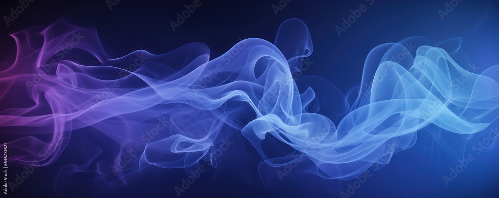 Fototapeta premium Smoke in black