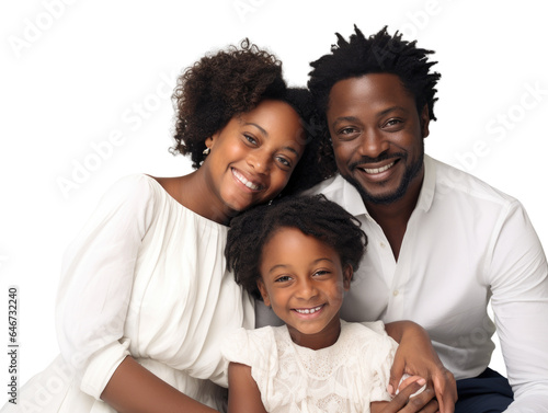 Black Family Fun Pose