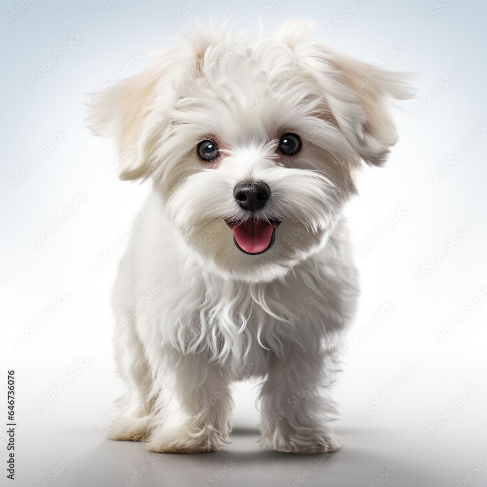 cute white maltese dog cute white maltese dog