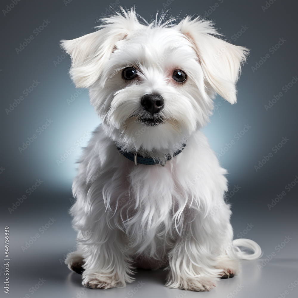 cute white maltese dog cute white maltese dog