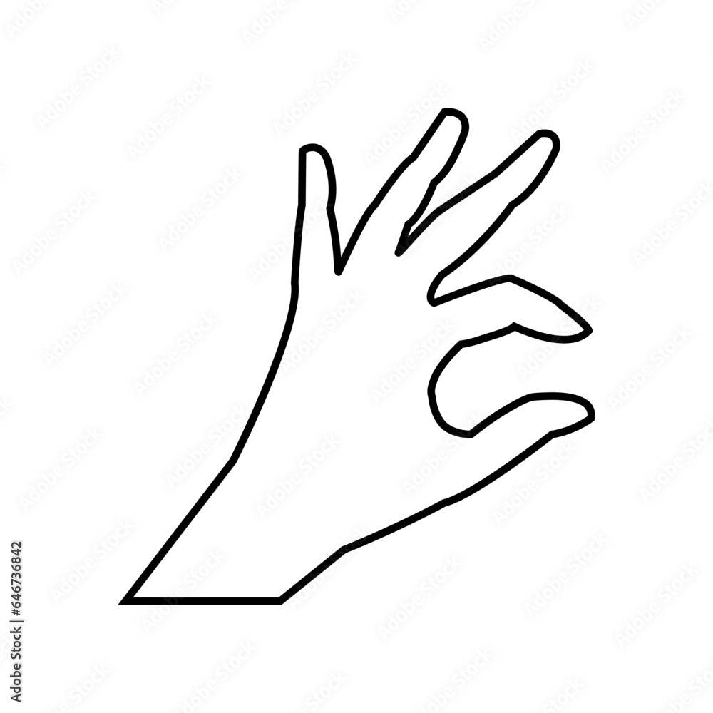 Hand symbol icon vector. Hand illustration sign. Symbol shown by the hand sign. Hand symbol icon vector. Hand illustration sign. Symbol shown by the hand sign.