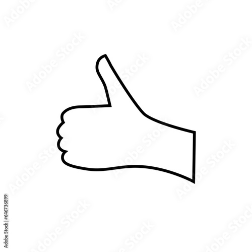 Hand symbol icon vector. Hand illustration sign. Symbol shown by the hand sign.