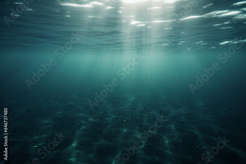 Blue ocean underwater generative AI