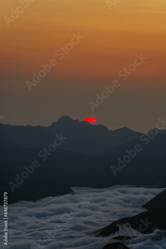 Puesta de sol des del Tuc de Mulleres