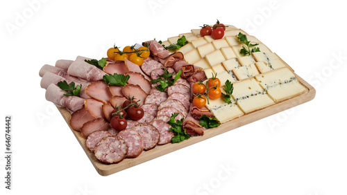 Plateau buffet charcuterie et fromages photo