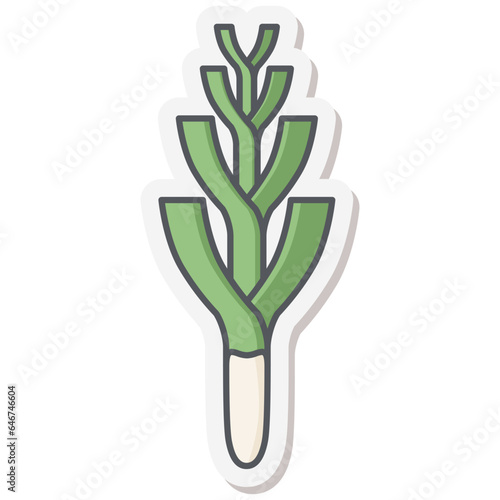 Leek Healthy Vegetable Vegetarian Ingredients Sticker Bullet Journal