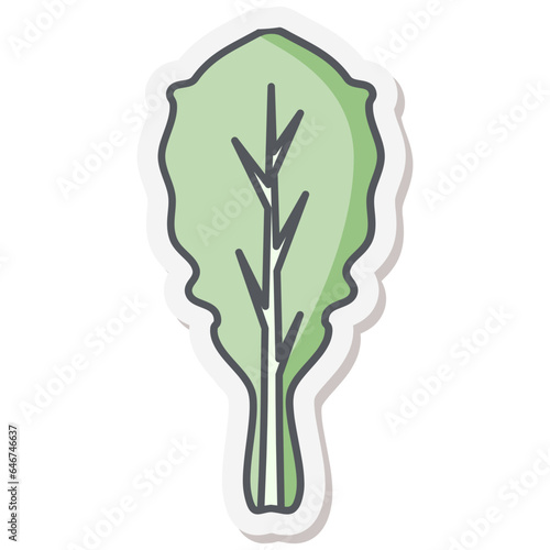 Lettuce Healthy Vegetable Vegetarian Ingredients Sticker Bullet Journal