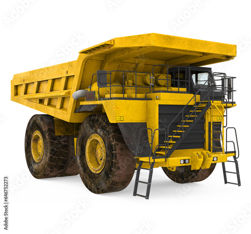 Mining Haul Truck Isolated © nerthuz