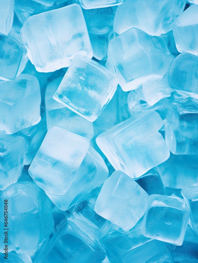 Ice cube background, ice cube texture, or background. 