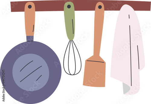 Shelf With Dishware