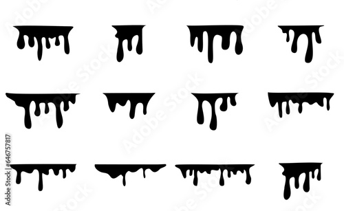 set of melt delicious vector 
