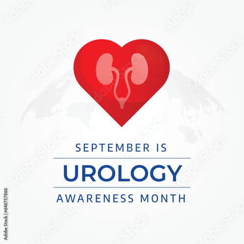 vector graphic of Urology Awareness Month good for Urology Awareness Month celebration. flat design. flyer design.flat illustration.
