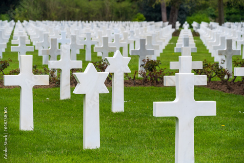 Foto Normandy American Cemetery, in Colleville-sur-Mer, France