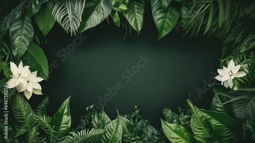 Nature concept. Layout with texture a green leaf close-up. Background with Leaves vintage dark green color