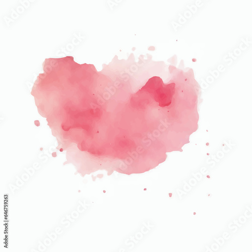 pink paint splashes on white