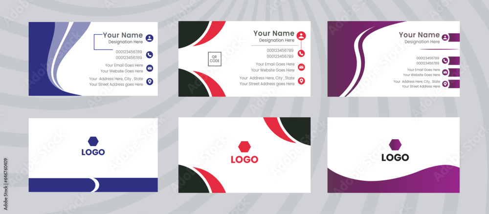 Corporate business card design template. amazing and modern business card design. Corporate business card design template. amazing and modern business card design.