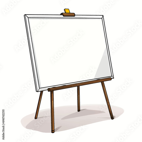 An illustration of a whiteboard (Generative AI)