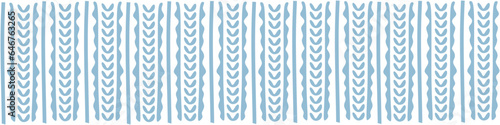 Vintage Blue knitted background isolated on white background. Vector flat illustration. Template for Winter Holiday decoration, Print. Color Backdrop.