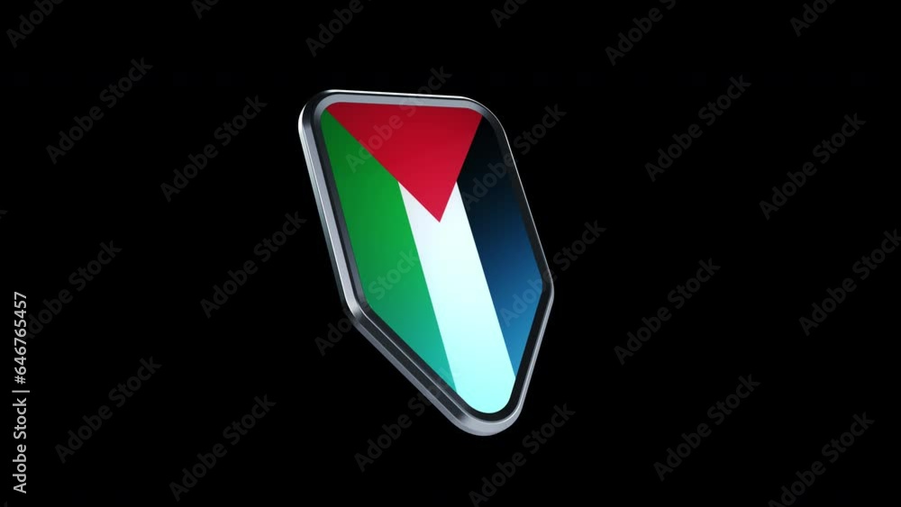 the appearance of a metal blade with the flag of the country the appearance of a metal blade with the flag of the country