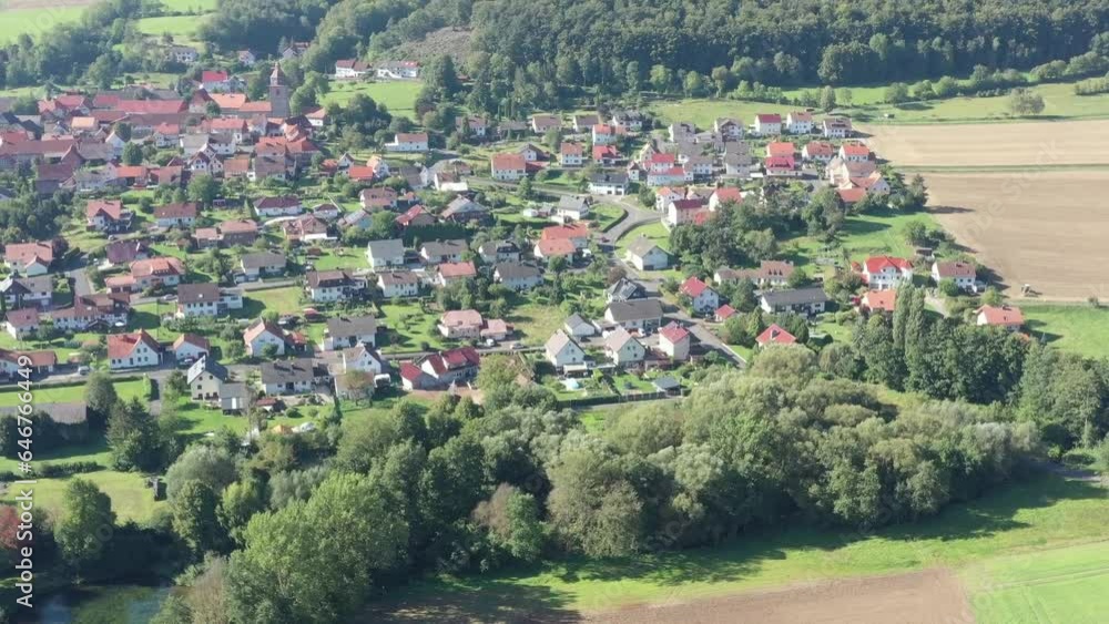 The village of Röhrda in North Hesse The village of Röhrda in North Hesse