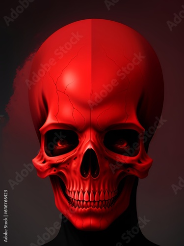 Abstract Skeleton. Digital ...