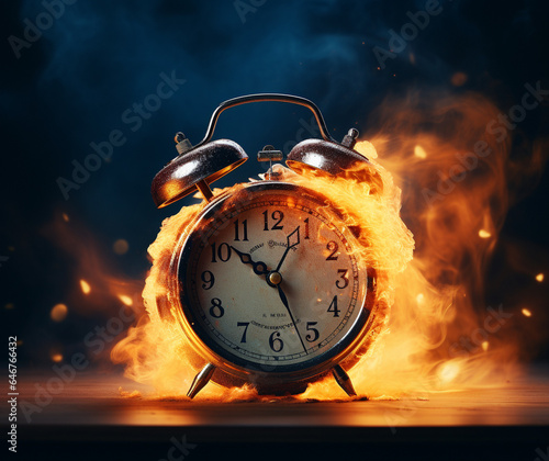 Clocks of the Apocalypse: Flames Devour the Hours, Generative AI