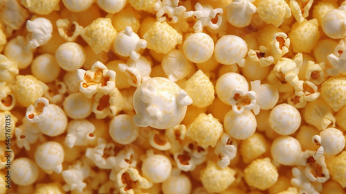 Background pattern of popcorn 