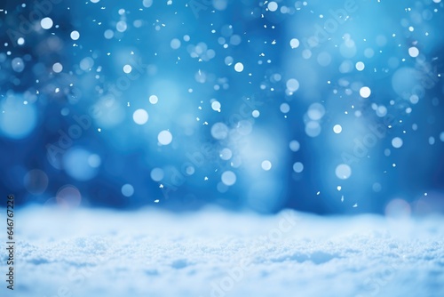 A snowy landscape with blurred details © Virginie Verglas