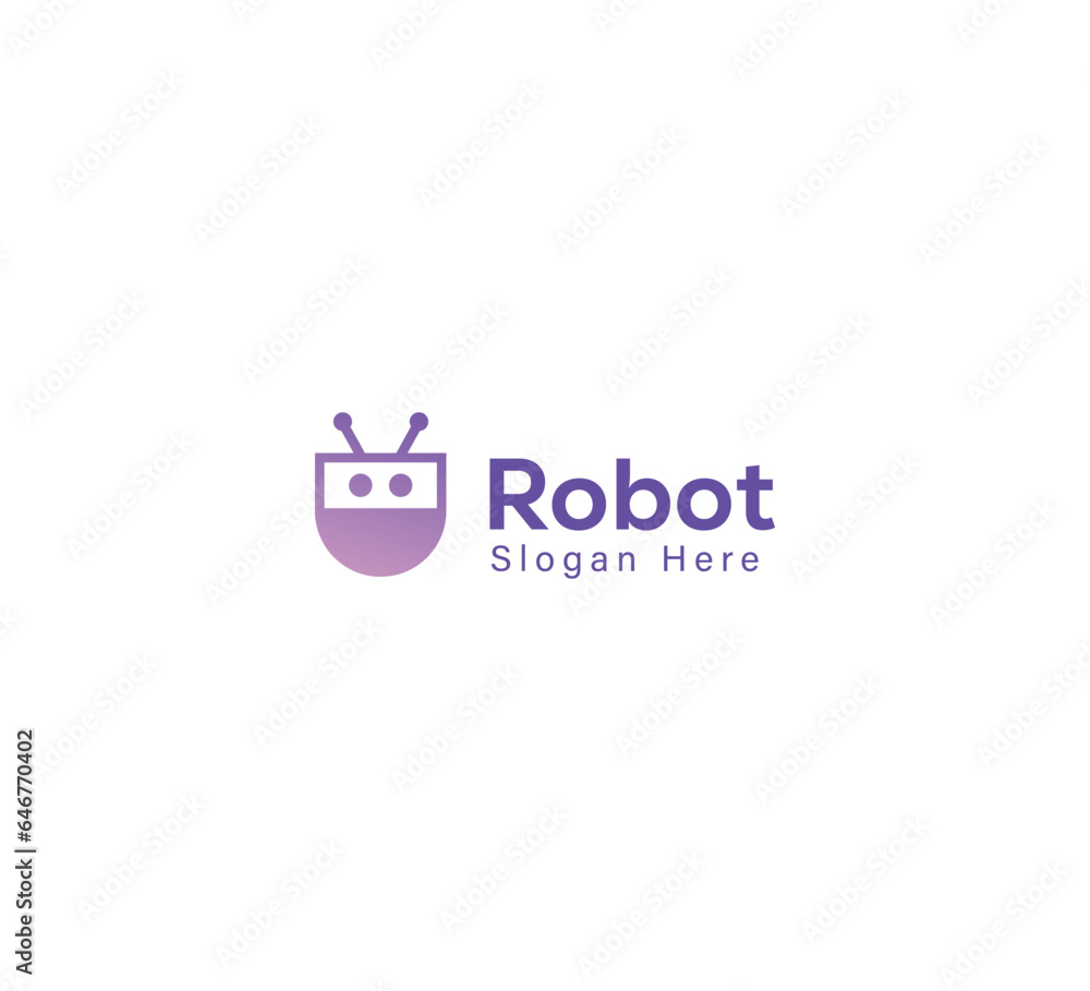 Robot logo design