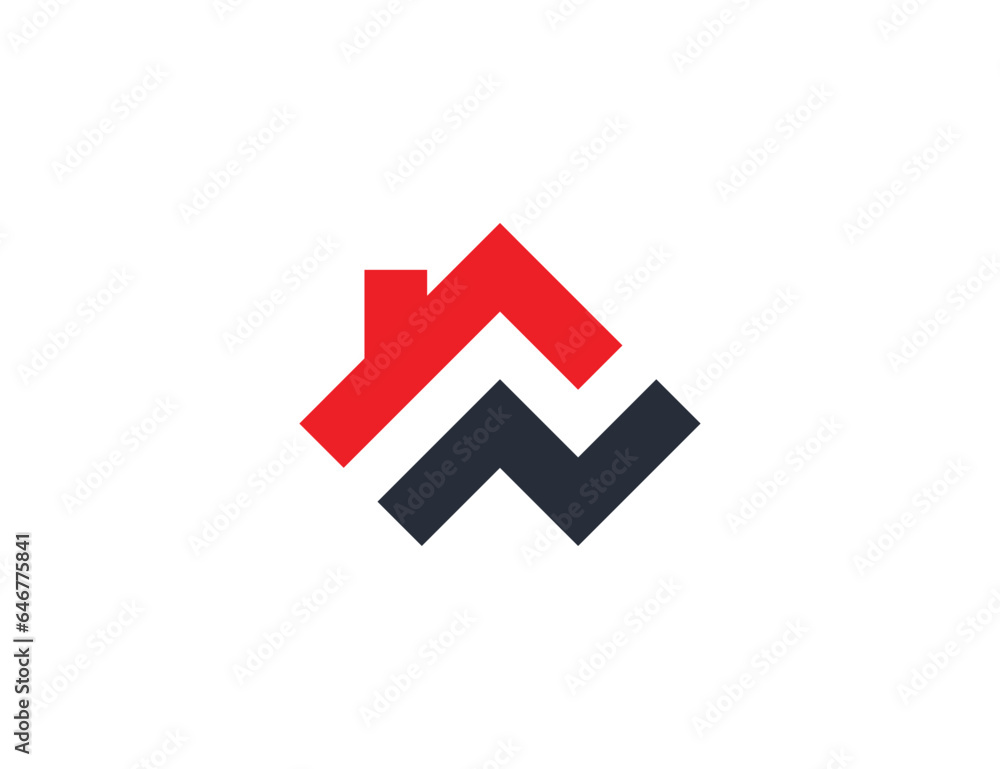 initial Letter N Home Real estate Logo Concept sign icon symbol Design Element. House, building, Realtor, Mortgage Logotype. Vector illustration template initial Letter N Home Real estate Logo Concept sign icon symbol Design Element. House, building, Realtor, Mortgage Logotype. Vector illustration template