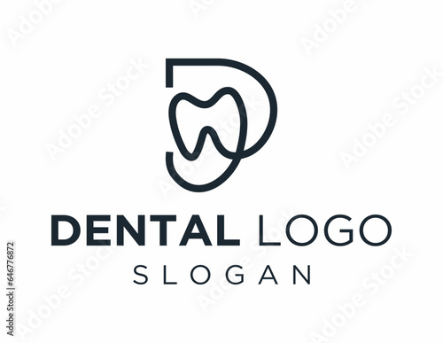 Logo about Dental created using the CorelDraw application. on a white background.