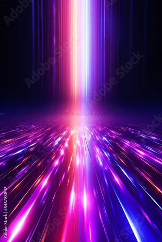 As the night sky glows with a mesmerizing array of purple, magenta, and violet lasers, neon lights, and a riot of colorfulness, a unique beauty is revealed in the darkness