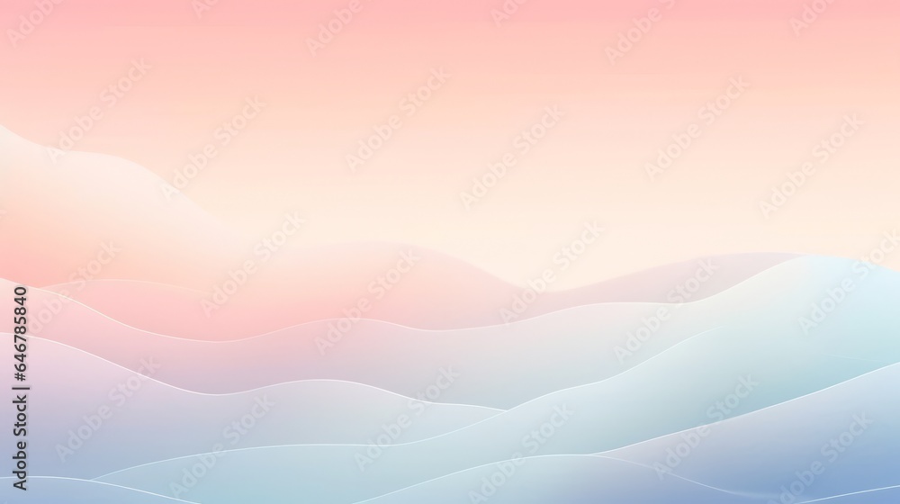 Tranquil Gradient Harmony - AI Generated