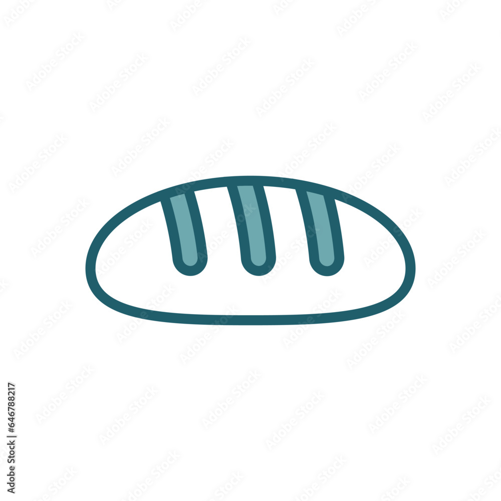 bread icon vector design template in white background bread icon vector design template in white background