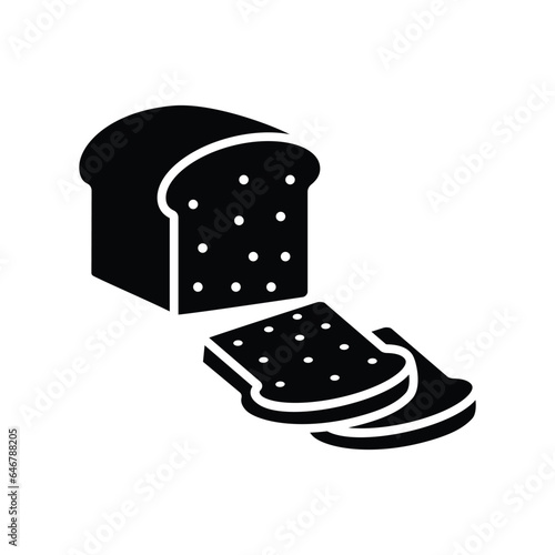 bread icon vector design template in white background