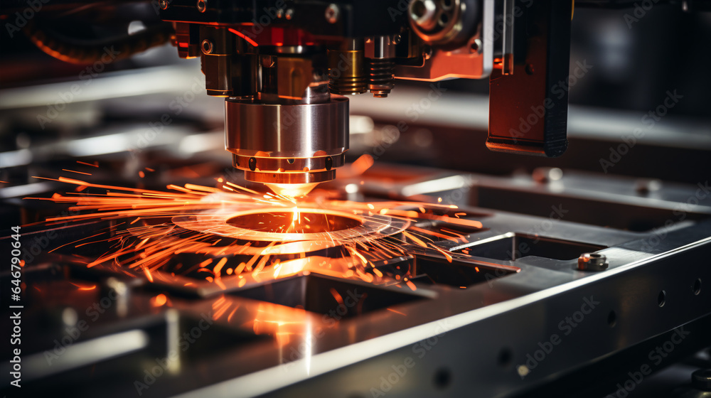 Crafting Industrial Components with CNC Laser Cutting Technology.