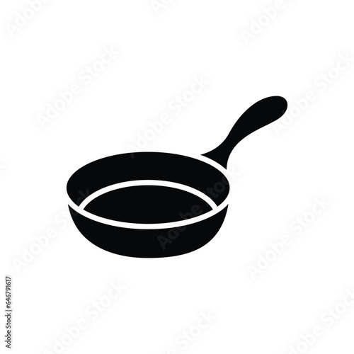 frying pan icon vector design template in white background