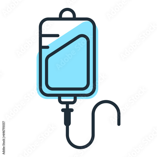 Infuse icon, iv bag icon